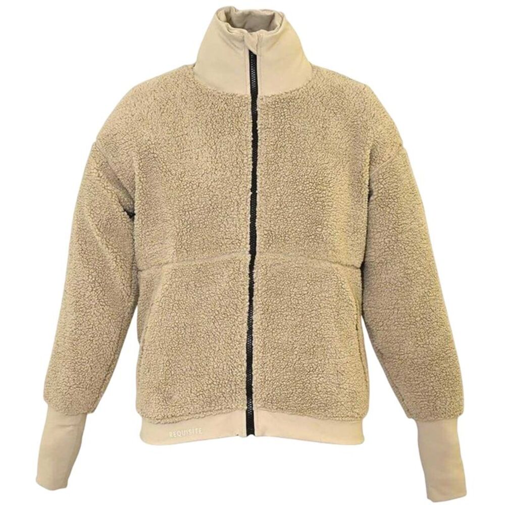 Requisite Womens/Ladies Sherpa Fleece Long-Sleeved Jacket / Sage